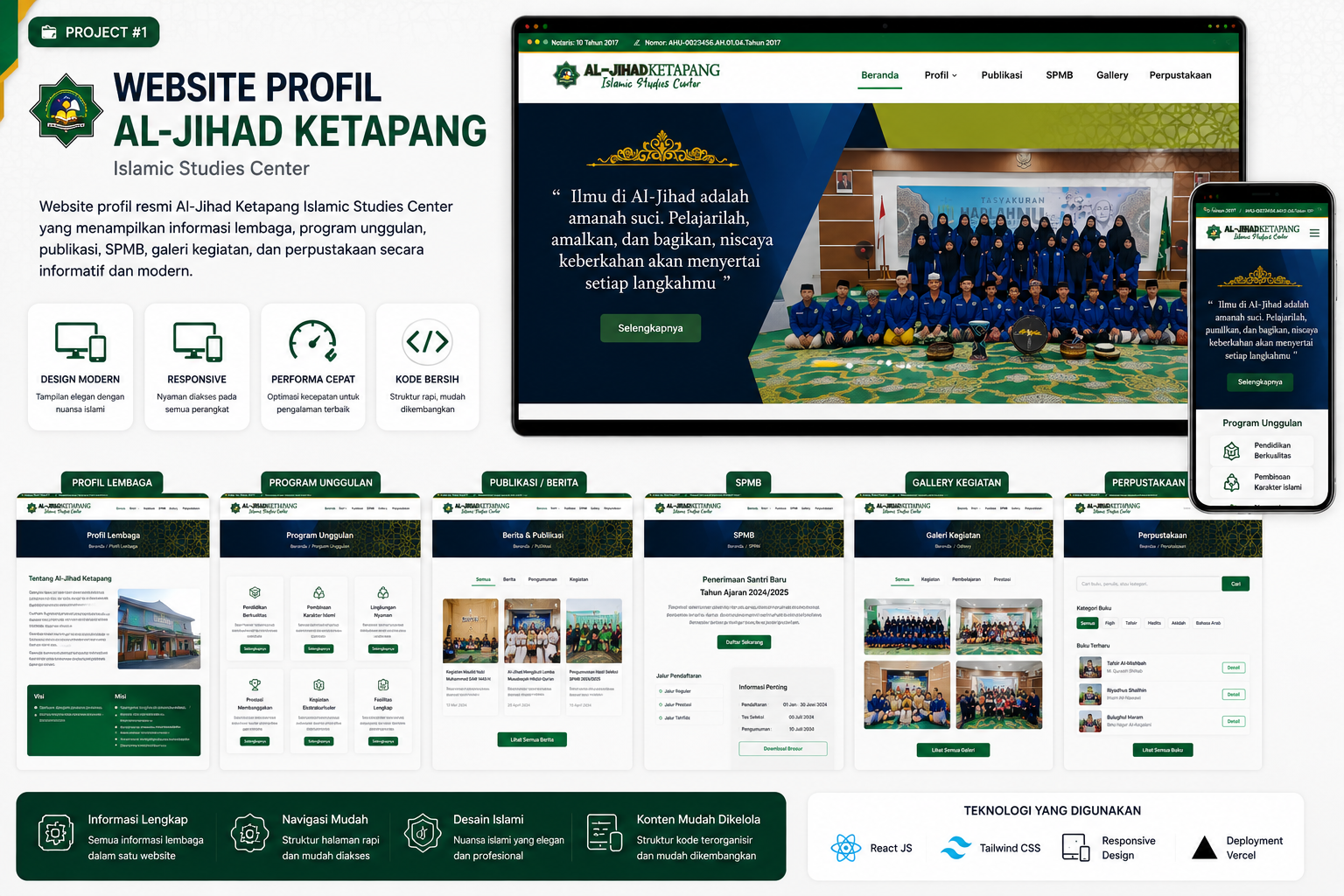 Website profil Al-Jihad Ketapang